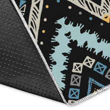 Load image into Gallery viewer, Zigzag Chevron African Afro Dashiki Adinkra Kente Area Rug
