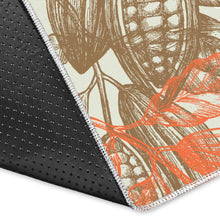 Load image into Gallery viewer, Cocoa beans Cocoa tree pattern Area Rug
