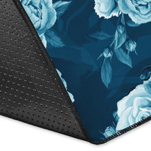 Load image into Gallery viewer, Rose Blue Pattern Print Design RO014 Area Rugs
