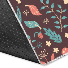 Load image into Gallery viewer, fox leaves mushroom pattern Area Rug
