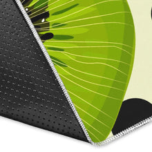 Load image into Gallery viewer, kiwi black dot background Area Rug
