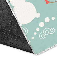 Load image into Gallery viewer, Cute snowman pattern Area Rug
