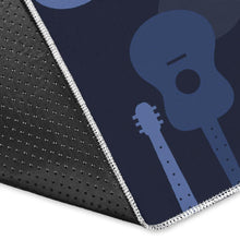 Load image into Gallery viewer, Blue Theme guitar pattern Area Rug
