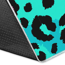 Load image into Gallery viewer, Green leopard skin print pattern Area Rug
