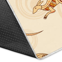 Load image into Gallery viewer, Kangaroo Aboriginal Pattern Background Area Rug
