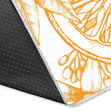 Load image into Gallery viewer, hand drawn orange fruit pattern Area Rug
