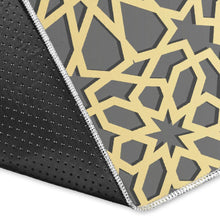 Load image into Gallery viewer, arabic star gold pattern Area Rug
