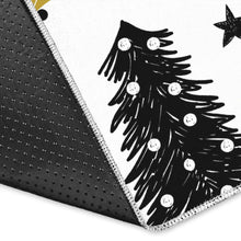 Load image into Gallery viewer, Christmas tree holly snow star pattern Area Rug
