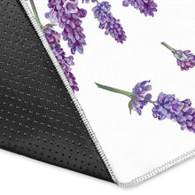 Load image into Gallery viewer, lavender flower design pattern Area Rug
