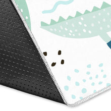 Load image into Gallery viewer, Crocodile diver pattern Area Rug
