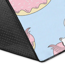 Load image into Gallery viewer, Donut Unicorn Pattern Print Design DN014 Area Rugs
