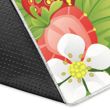 Load image into Gallery viewer, Strawberry Leaves Flower Pattern Area Rug

