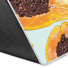 Load image into Gallery viewer, Watercolor papaya pattern Area Rug
