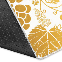 Load image into Gallery viewer, Gold grape pattern Area Rug
