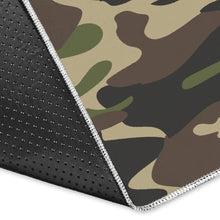Load image into Gallery viewer, Dark Green camo camouflage pattern Area Rug
