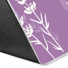 Load image into Gallery viewer, Lavender flowers purple pattern Area Rug
