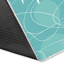 Load image into Gallery viewer, Airplane Cloud Pattern Green Background Area Rug
