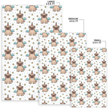Load image into Gallery viewer, Unicorn Pug Pattern Area Rug
