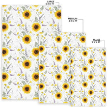 Load image into Gallery viewer, beautiful sunflowers pattern Area Rug

