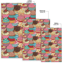 Load image into Gallery viewer, Cupcake Pattern Print Design CP01 Area Rugs
