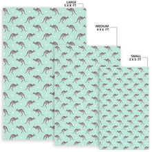 Load image into Gallery viewer, Kangaroo pattern background Area Rug
