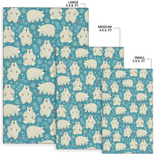 Load image into Gallery viewer, Bear Pattern Print Design BE04 Area Rugs

