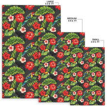 Load image into Gallery viewer, Tropical Flower Pattern Print Design TF04 Area Rugs
