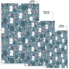 Load image into Gallery viewer, Cute rabbit pattern Area Rug
