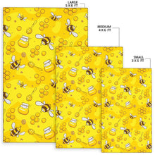 Load image into Gallery viewer, Bee Pattern Print Design BEE01 Area Rugs
