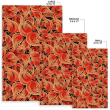 Load image into Gallery viewer, Fire flame pattern Area Rug
