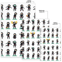 Load image into Gallery viewer, Cute ninja katana sword pattern Area Rug
