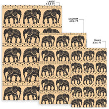 Load image into Gallery viewer, Elephant Pattern Ethnic Motifs Area Rug
