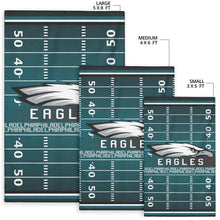 Load image into Gallery viewer, Eagles Football Field Area Rug
