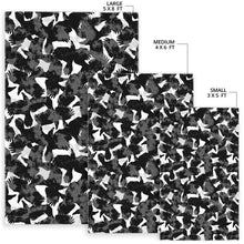 Load image into Gallery viewer, Crow illustration pattern Area Rug
