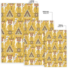 Load image into Gallery viewer, Camels ethnic motif pattern Area Rug
