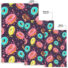 Load image into Gallery viewer, Colorful donut glaze pattern Area Rug
