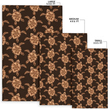 Load image into Gallery viewer, Tribal Sea Turtle Pattern Print Design T09 Area Rugs
