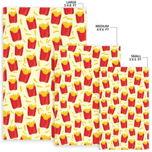 Load image into Gallery viewer, French Fries Pattern Theme Area Rug
