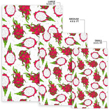 Load image into Gallery viewer, dragon fruits white background Area Rug
