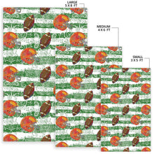 Load image into Gallery viewer, American Football Ball Helmet Pattern Area Rug
