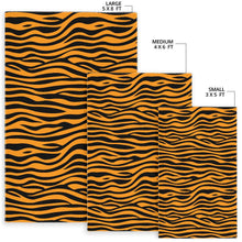 Load image into Gallery viewer, Bengal tigers skin print pattern background Area Rug
