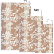 Load image into Gallery viewer, Beautiful hexagon japanese  pattern Area Rug
