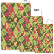 Load image into Gallery viewer, Cool Geometric lime pattern Area Rug
