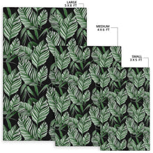 Load image into Gallery viewer, Palm Leaves Pattern Print Design PL09 Area Rugs

