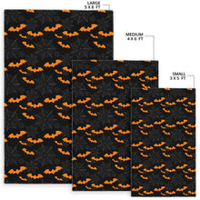 Load image into Gallery viewer, Cobweb Spider Web Bat Pattern Area Rug

