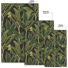 Load image into Gallery viewer, Banana Leaf Pattern Print Design BL04 Area Rugs
