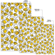Load image into Gallery viewer, Beer design pattern Area Rug
