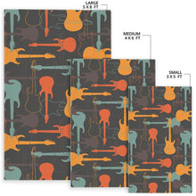 Load image into Gallery viewer, electric guitars pattern Area Rug
