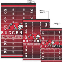 Load image into Gallery viewer, Buccaneers Football Field Area Rug
