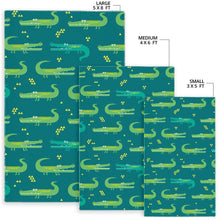 Load image into Gallery viewer, Crocodile pattern Area Rug
